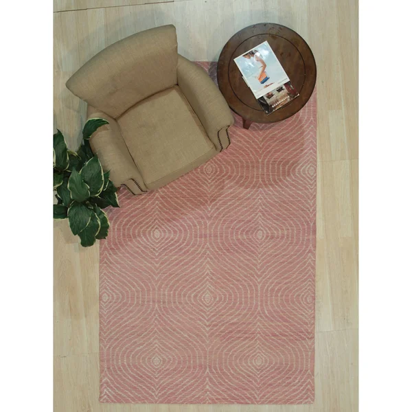 EORC T183PK5X8 5 x 8 ft. Spring 2020 Contemporary Area Rug Pink
