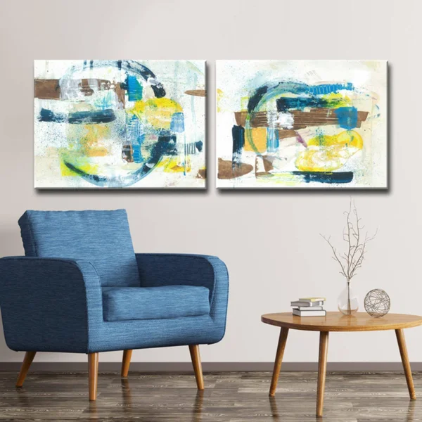 Ready2HangArt Sun and Shade 2 Piece Canvas Set by Max+E