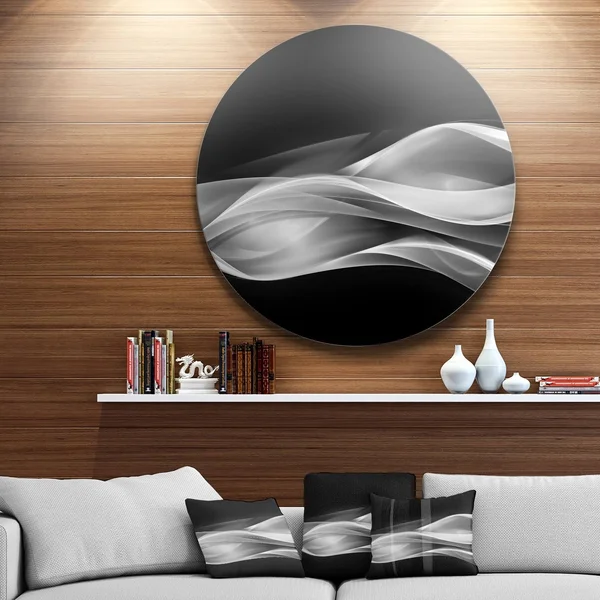 Design Art &Glittering Silver Pattern& Graphic Art Print on Metal