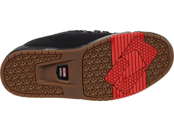 Globe Sabre Skate Shoes Mens - 11.5 Black/Charcoal/Red