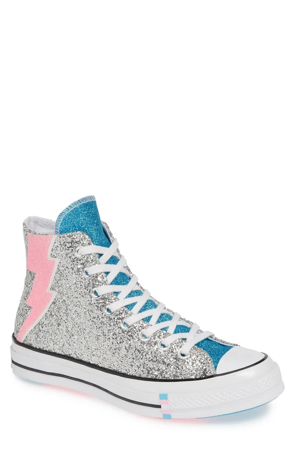 Converse Chuck 70 Pride High Top (Grey Size 10) Unisex Shoes