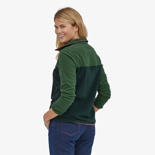 Patagonia Women's Micro D Snap-T Pullover Northern Green - S