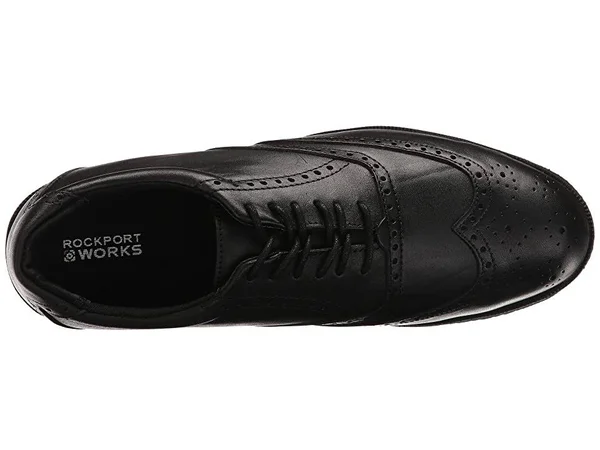 Rockport Works Men's Dressports Steel Toe RK6741 - Size: 14 W, Black