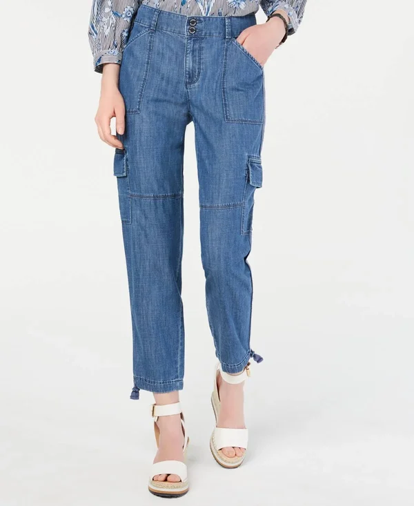 Tommy Hilfiger Patch-Pocket Utility Jeans - Created for Macy&s - Bayside