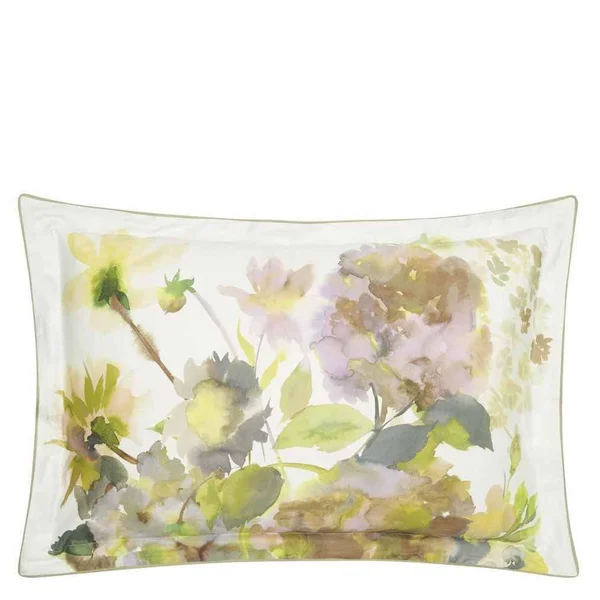 Designers Guild Palace Flower Birch Queen Sham