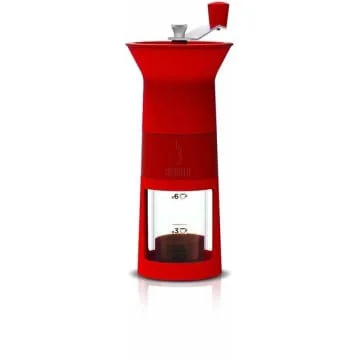 Bialetti Coffee Grinder 1-6 Cups, Red