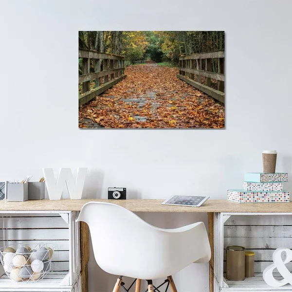 Tim Oldford Paintings on Canvas Art - Fall on The Goose (Victoria) Print ( Seasons > Autumn art)