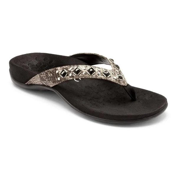 Vionic Floriana Women's Sandals Grey Snake : 11 M