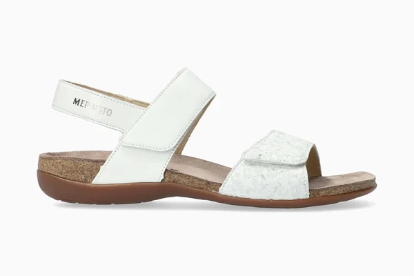Mephisto Women's Agave Shoes - White Silk Jaguar in Size 6