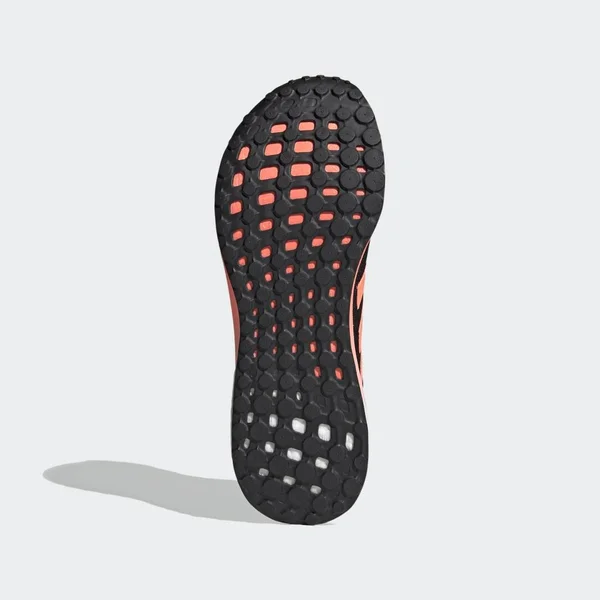 Adidas Astrarun Shoes - Men's - Core Black, Signal Coral, Grey Five - 10