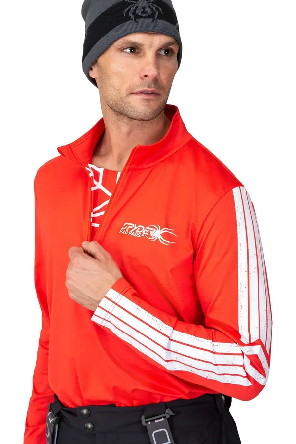 Spyder Men's Paramount Zip T Neck Large