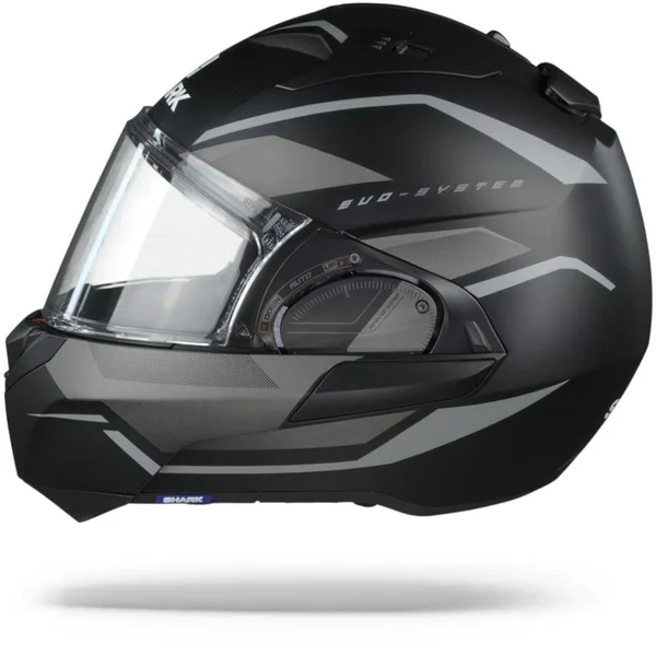 Shark - Helmet Evo-ES Yari Mat Black, Anthracite, Anthracite - Size S