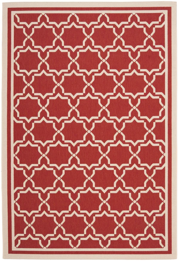 Safavieh Courtyard CY6916-248 4&0x22 x 5&7x22 Red - Bone Area Rug
