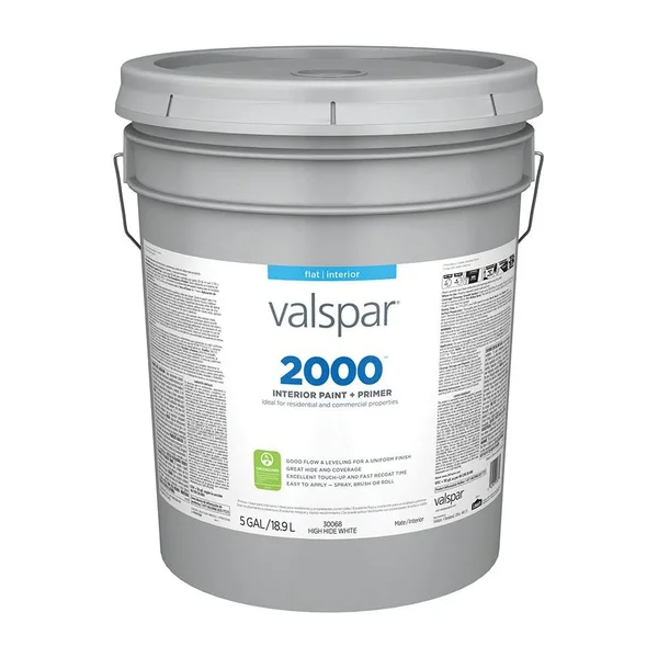Valspar 2000 Flat Interior Paint (5-Gallon), 007.0030068.008