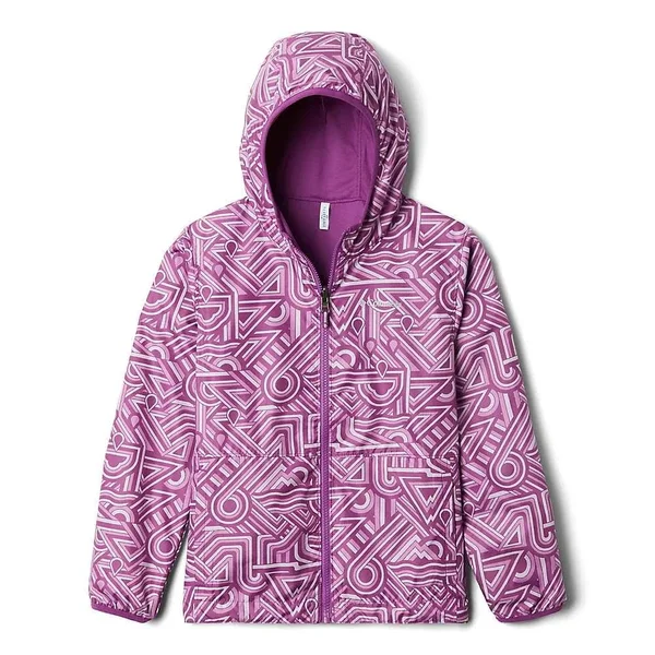 Columbia Kids Pixel Grabber Reversible Jacket - S - Purple