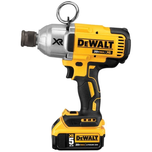 DeWalt 20-Volt Max XR Cordless Brushless 7/16 in. High Torque Impact Wrench Quick Release Chuck & (3) 20-Volt 5.0Ah Batterie