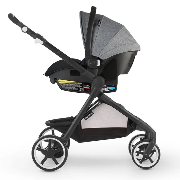 Gold SensorSafe Pivot Xpand Smart Modular Travel System (opal Pink)