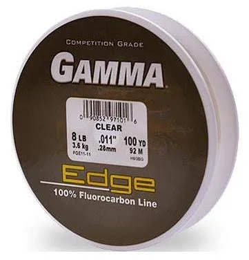Gamma Edge Fluorocarbon Line, 6#(500 yds)