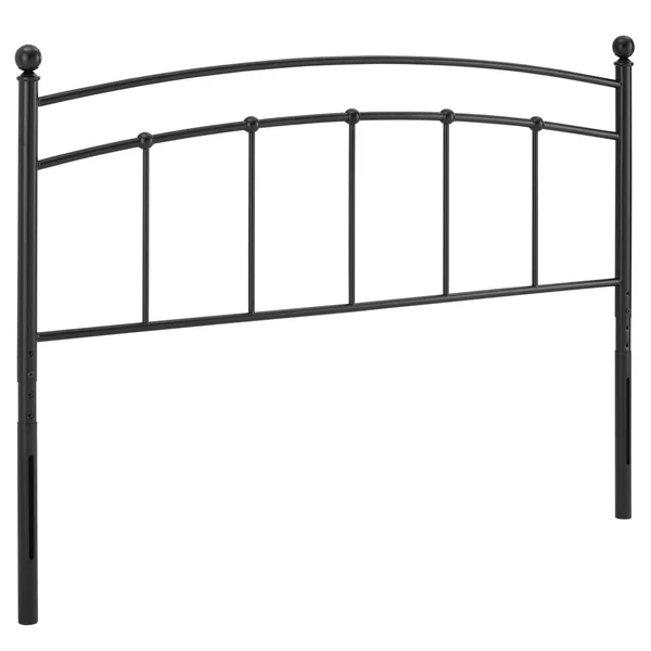Modway Abigail Black Full Metal Headboard