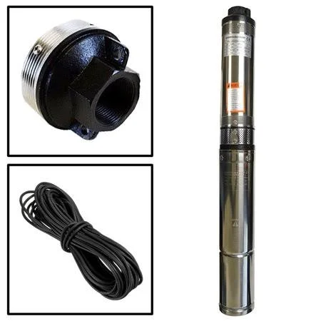 Auto Express Deep Well SUB Pump 1 HP 230V 33 GPM; 207' HEAD; Stainless Steel 4 inch Submersible