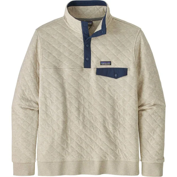 Patagonia Men's Organic Cotton Quilt Snap-T Pullover - Pumice, M