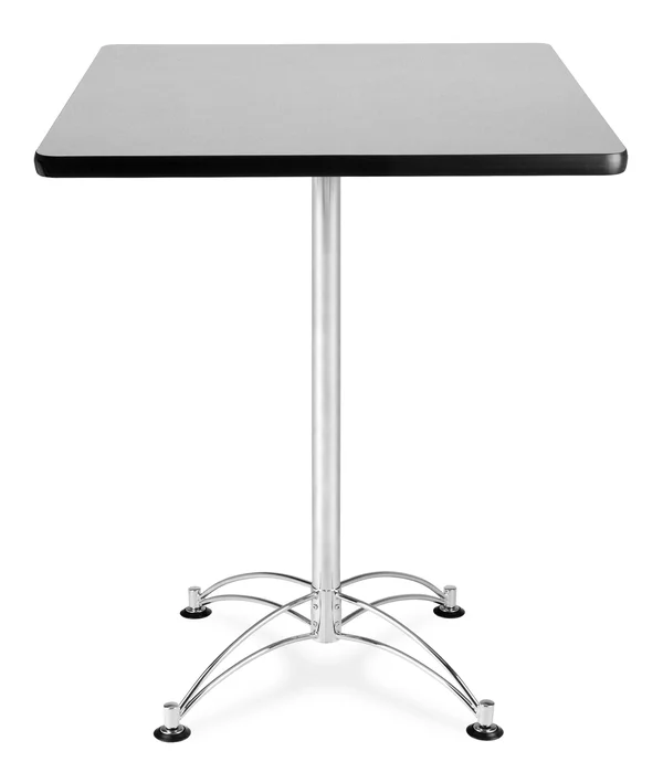 Ofm Square Cafe Table - Chrome Base, 30