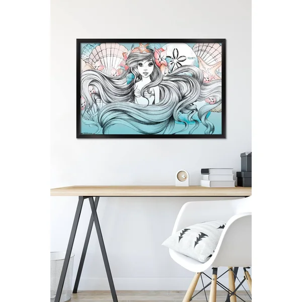 Ariel - Land or Sea - Size: 24.25 inch x 35.75 inch